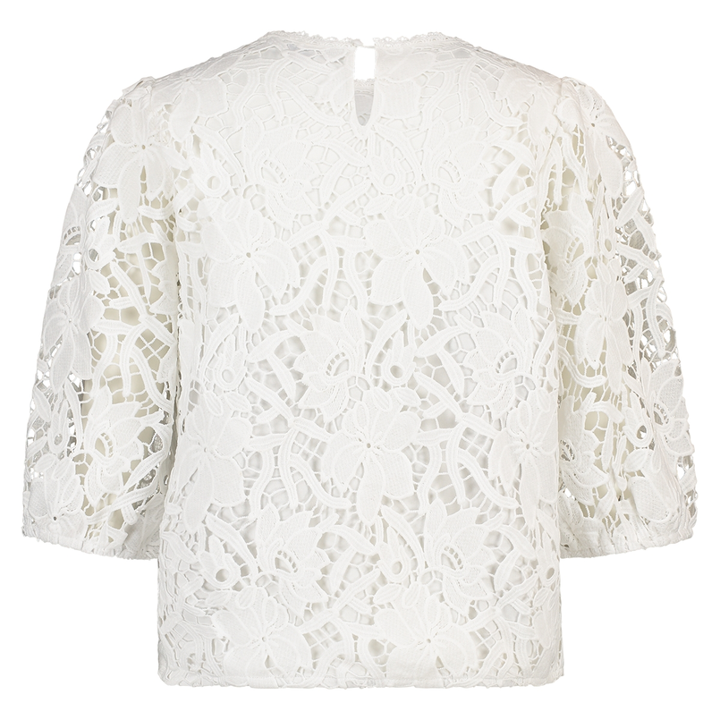 Ivy & You Dames Blouse Lace Top Strs-13 OFF-WHITE