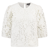 Ivy & You Dames Blouse Lace Top Strs-13 OFF-WHITE