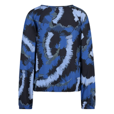 Ivy & You Dames blouson 24179 Blauw dessin