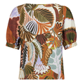 Ivy & You Dames blouson BL. Lama Boothals km Bruin dessin