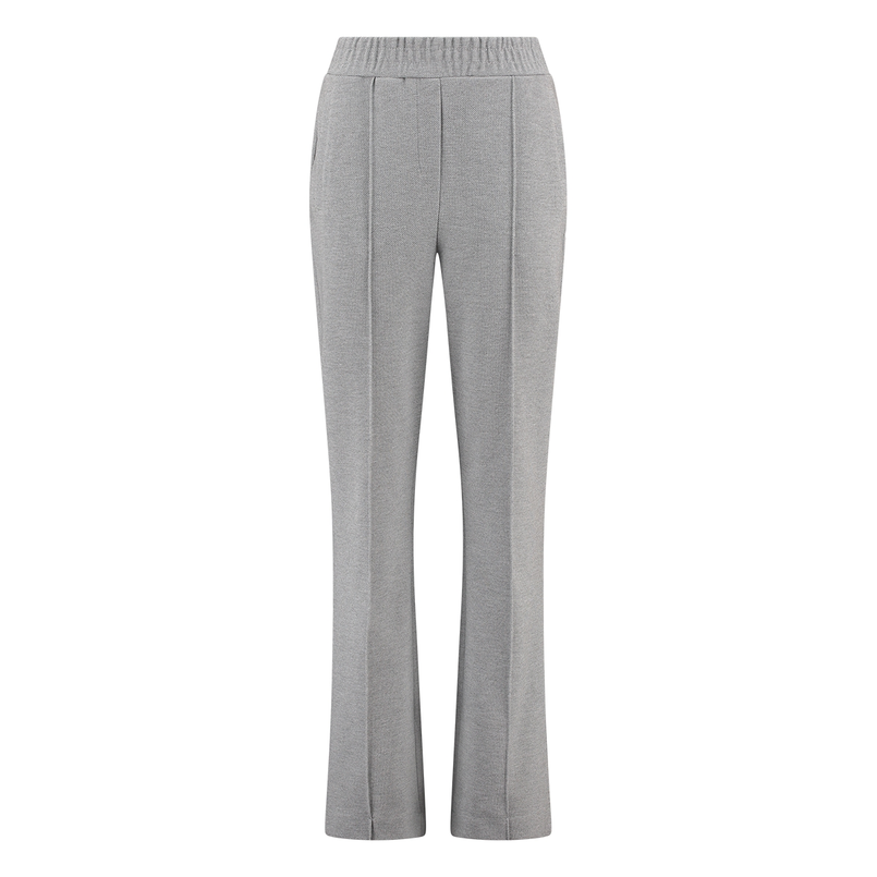 Ivy & You Dames Broek 24181pantalonstructu Grijs mele