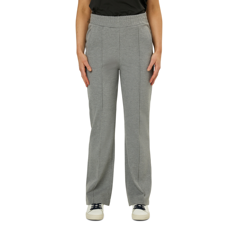 Ivy & You Dames Broek 24181pantalonstructu Grijs mele
