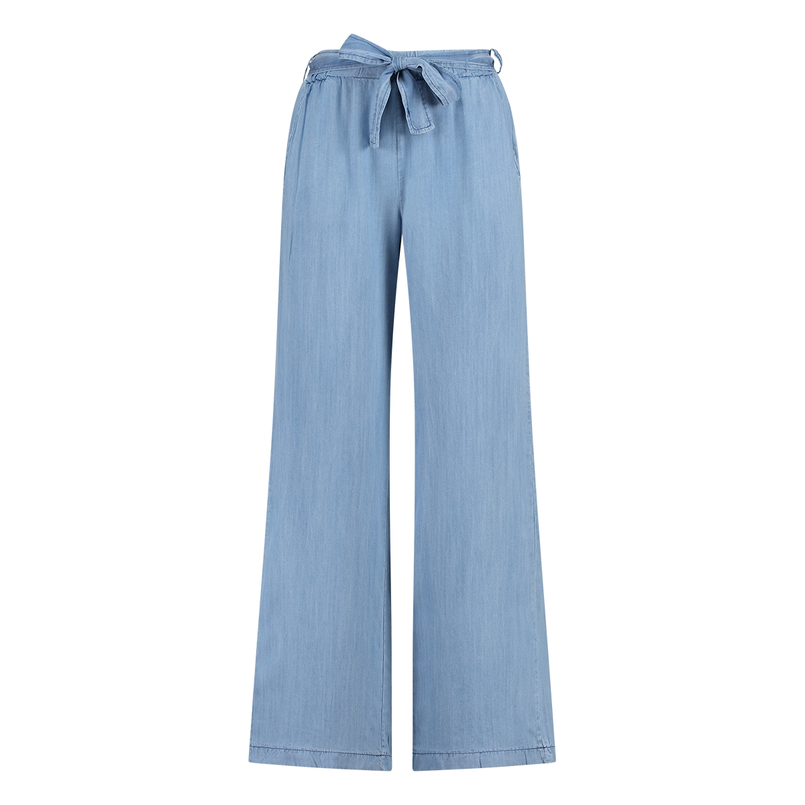 Ivy & You Dames Broek Iv-s06 Bleached blue denim