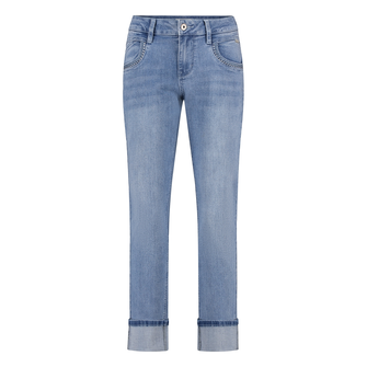 Ivy & You Dames broek Kate SVU 4440 Stone washed denim
