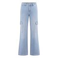 Ivy & You Dames Broek Svu4434colettecargo Light blue denim