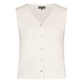 Ivy & You Dames gilet APS-118 OFF-WHITE
