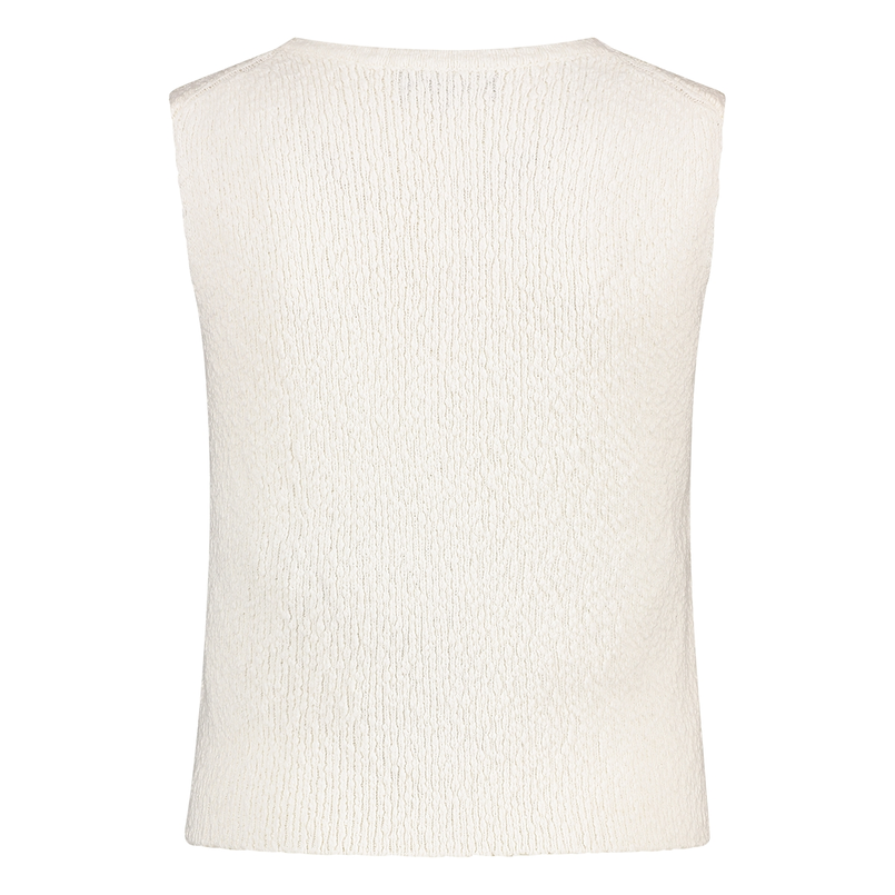 Ivy & You Dames gilet APS-118 OFF-WHITE