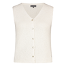 Ivy & You Dames gilet APS-118 OFF-WHITE
