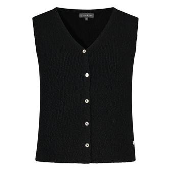 Ivy & You Dames gilet APS-118 Zwart