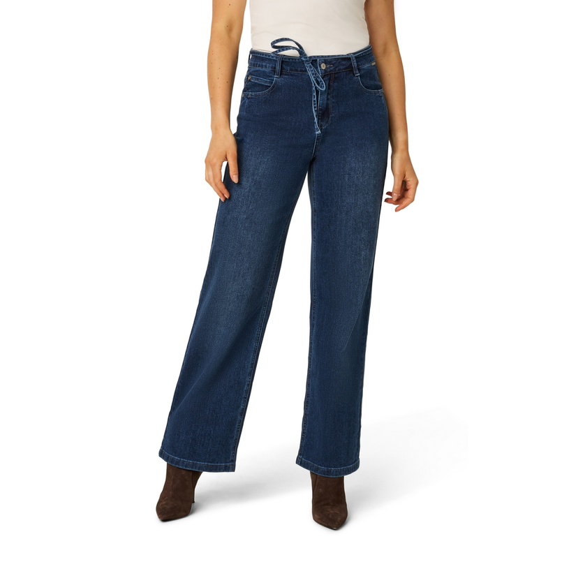 Ivy & You Dames Jeans SVU 4598 Colette Dark blue denim