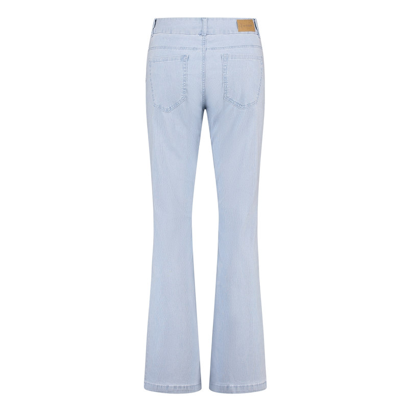 Ivy & You Dames Jeans Svu4415bibettestripe Bleached blue denim