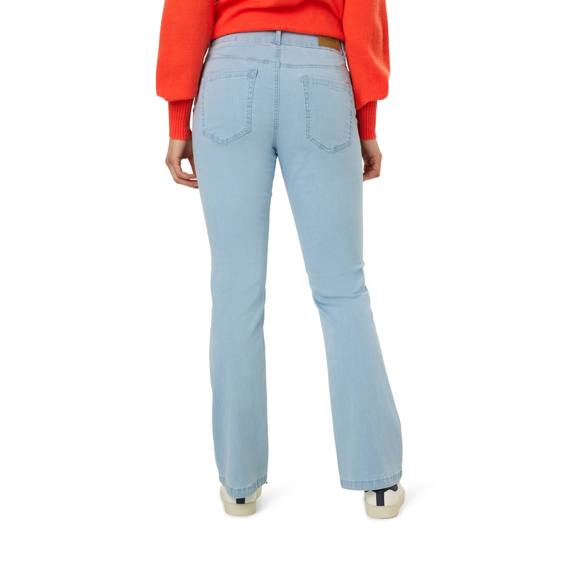 Ivy & You Dames Jeans Svu4415bibettestripe Bleached blue denim