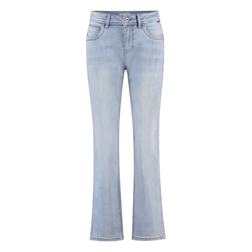 Ivy & You Dames Jeans Svu4426babetteflaire Bleached blue denim