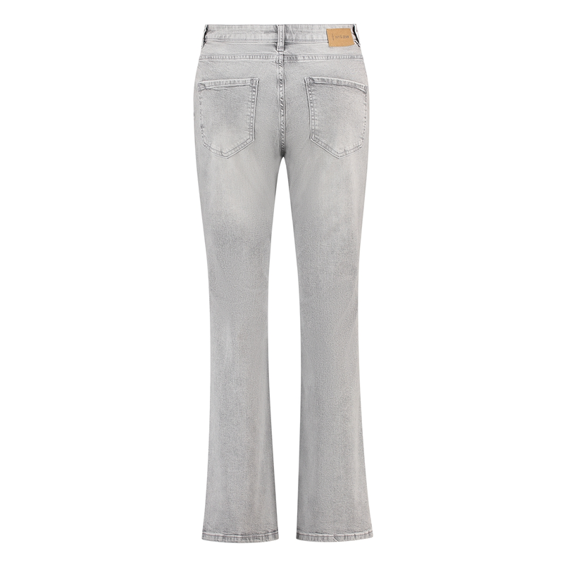 Ivy & You Dames Jeans Svu4475babetteflaire Lichtgrijs