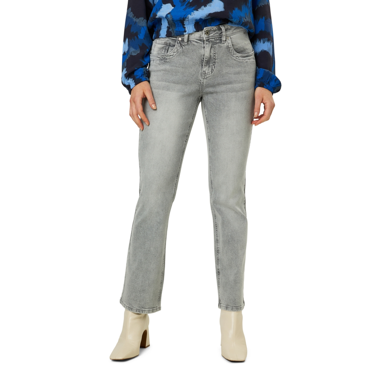 Ivy & You Dames Jeans Svu4475babetteflaire Lichtgrijs