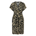Ivy & You Dames jurk 25072 Zwart dessin