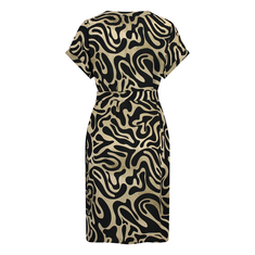 Ivy & You Dames jurk 25072 Zwart dessin
