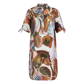 Ivy & You Dames jurk Robe Cammi Bruin dessin