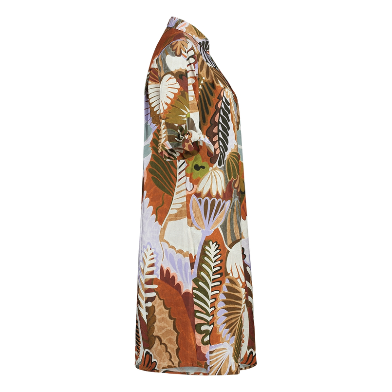 Ivy & You Dames jurk Robe Cammi Bruin dessin