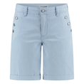 Ivy & You Dames short Bibette SVU 4420 Bleached blue denim
