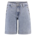 Ivy & You Dames short Bibette SVU 4554 Bleached blue denim