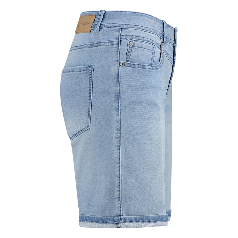 Ivy & You Dames short Relax SVU 4450 Bleached blue denim