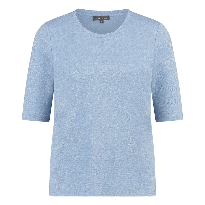 Ivy & You Dames Top 24175r-halskmlurex Bleu