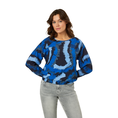 Ivy & You Dames Top 24179blouson Blauw dessin