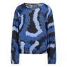 Ivy & You Dames Top 24179blouson Blauw dessin