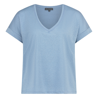 Ivy & You Dames Top 25001vhkmlurex Bleu