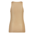 Ivy & You Dames Top 25043 Rib Singlet Camel