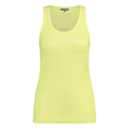 Ivy & You Dames Top 25043 Rib Singlet Geel