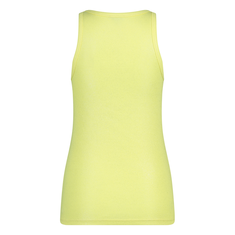 Ivy & You Dames Top 25043 Rib Singlet Geel