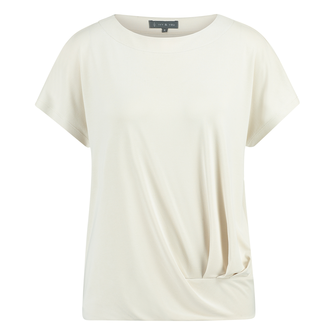 Ivy & You Dames Top 25052topdrapecupro NATUREL