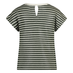 Ivy & You Dames Top 25077 Khakigroen