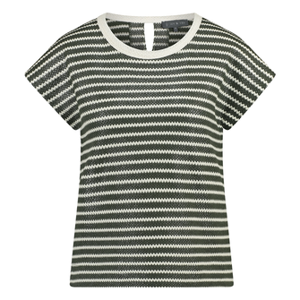 Ivy & You Dames Top 25077 Khakigroen