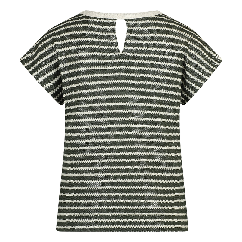 Ivy & You Dames Top 25077 Khakigroen