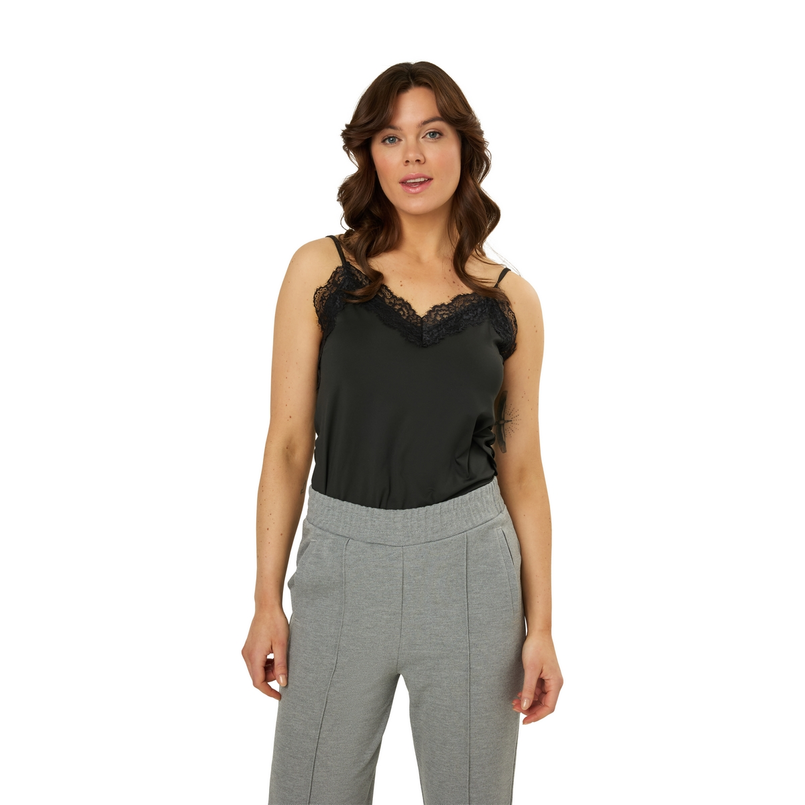 Ivy & You Dames Top Strs-11singletkant Navy