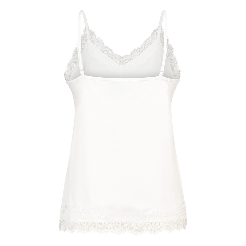 Ivy & You Dames Top Strs-11singletkant OFF-WHITE