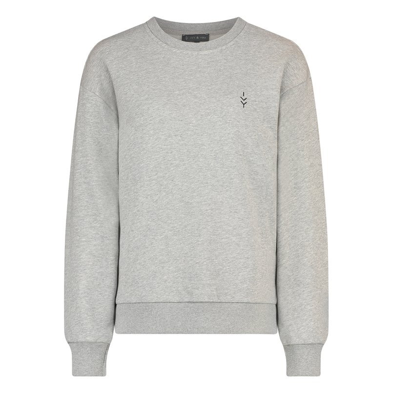 Ivy & You Dames Trui 24177sweativybackpri Grijs mele
