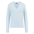 Ivy & You Dames Trui Aps-113v-halskraag Bleu