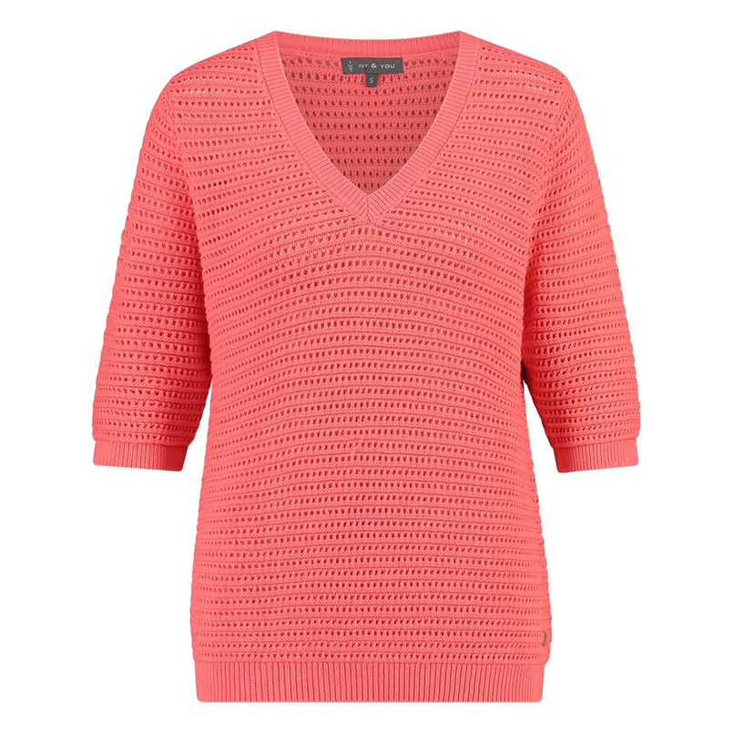 Ivy & You Dames Trui Aps-115 Koraal