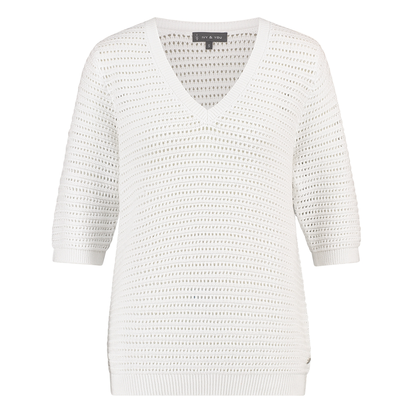 Ivy & You Dames Trui Aps-115 Wit