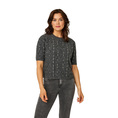 Ivy & You Dames Trui strass stenen Antraciet