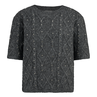 Ivy & You Dames Trui strass stenen Antraciet