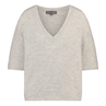 Ivy & You Dames Trui Strs-10pullv-hals Grijs mele