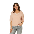 Ivy & You Dames Trui Strs-10pullv-hals Nude