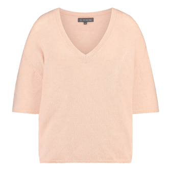 Ivy & You Dames Trui Strs-10pullv-hals Nude
