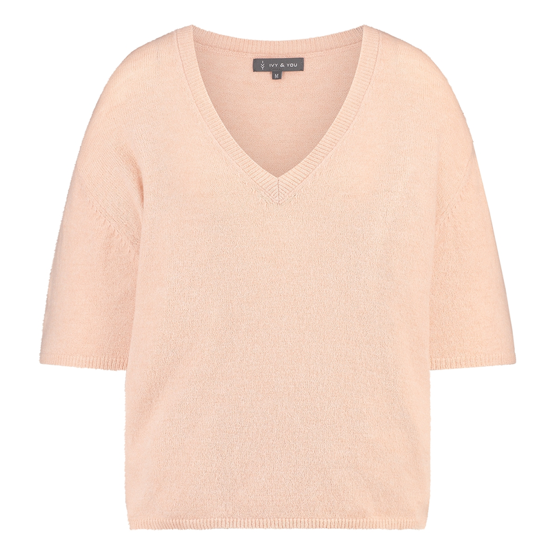 Ivy & You Dames Trui Strs-10pullv-hals Nude