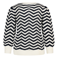 Ivy & You Dames Vest Aps-111vestjezig-zag Blauw dessin